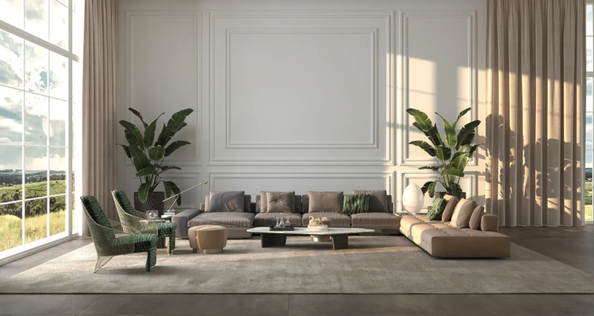 الألوان الفاتحة هي خيار موفق عند اختيار السجاد