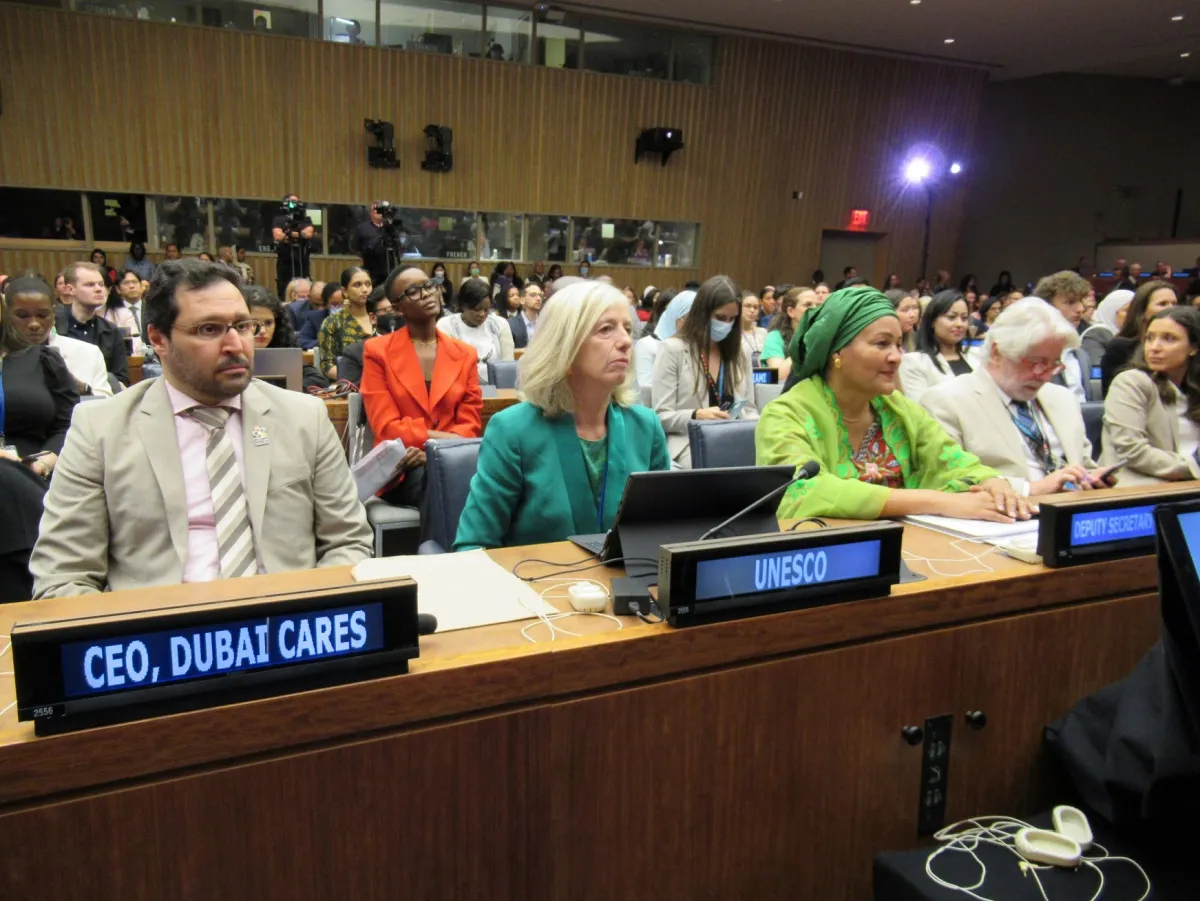 إشادات عالمية بجهود "دبي العطاء" الإنسانية الخيرية. الصورة من مكتب دبي الإعلامي