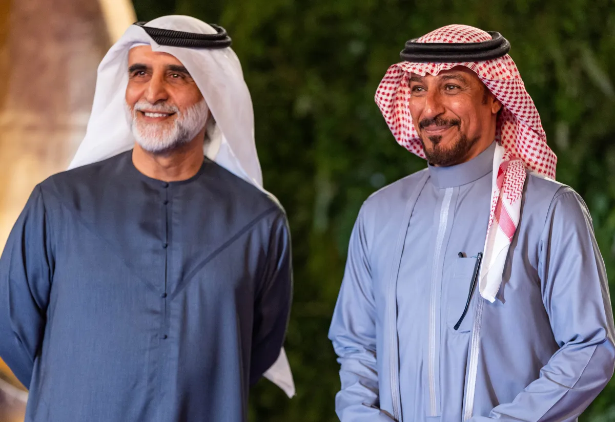 عبد المحسن النمر وحبيب غلوم صورة من المركز الاعلامي لموسم الرياض