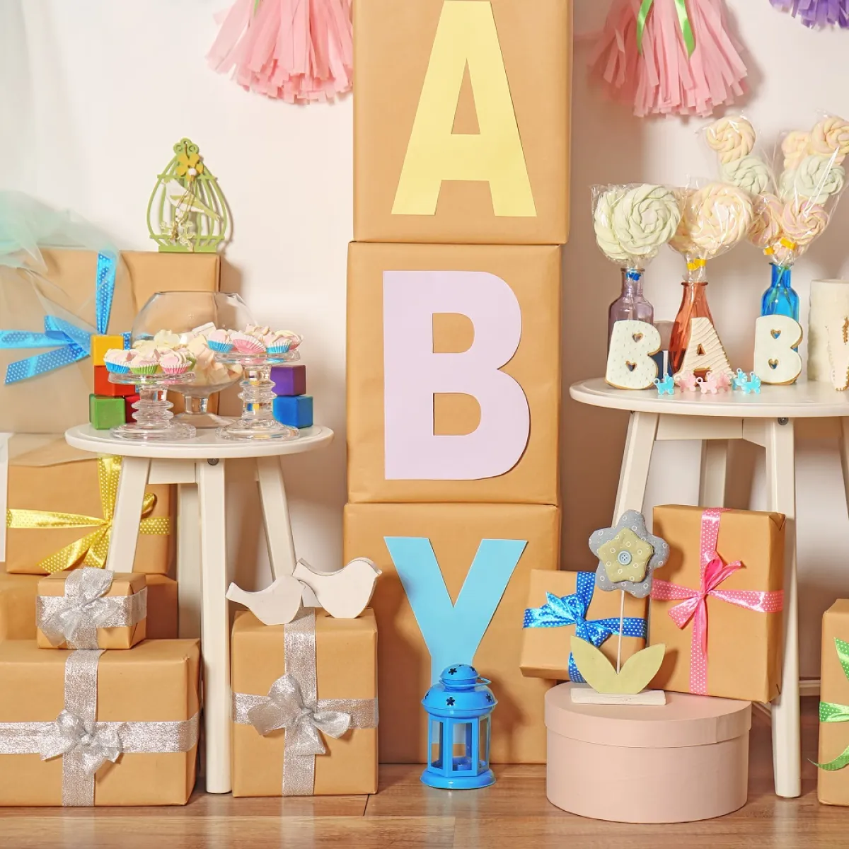 صورة لطاولة استقبال المولود