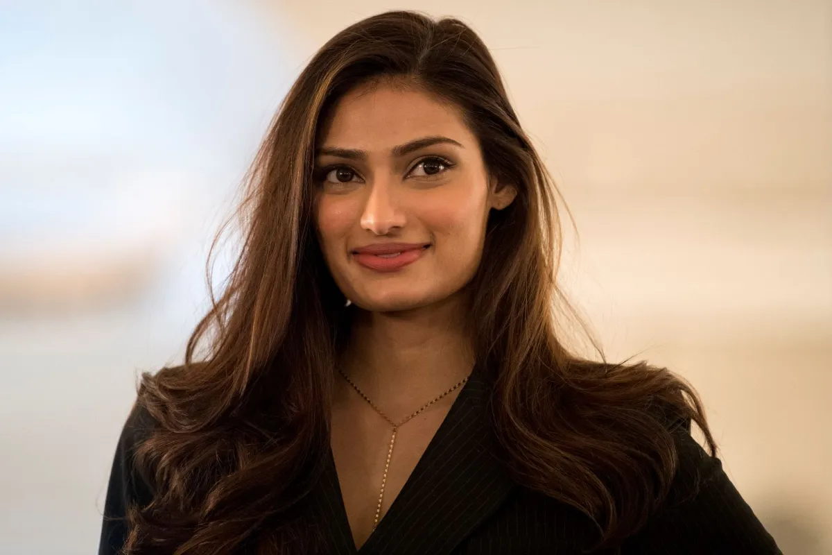 Indian actor Athiya Shetty poses during a photocall to promote the upcoming Bollywood comedy, Mubarakan, which is currently shooting in the UK, in London on March 11, 2017. Justin TALLIS / AFP