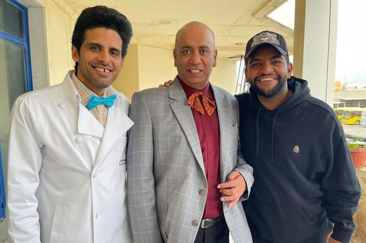 كواليس مسلسل سقط سهواً- الصورة من صفحة خالد المظفر على انستجرام