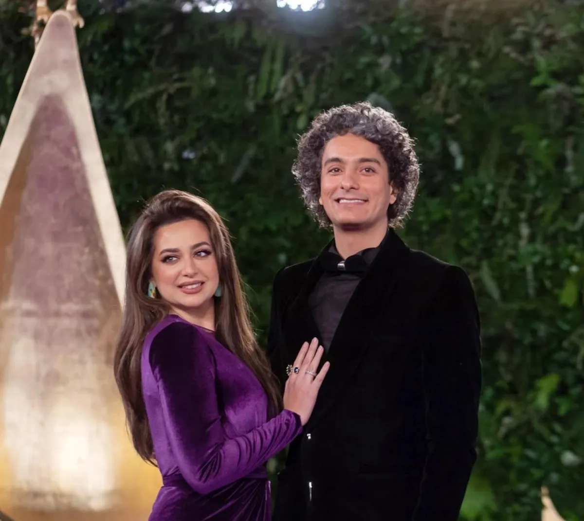 هبة مجدي ومحمد محسن - الصورة من حساب هبة على انستغرام