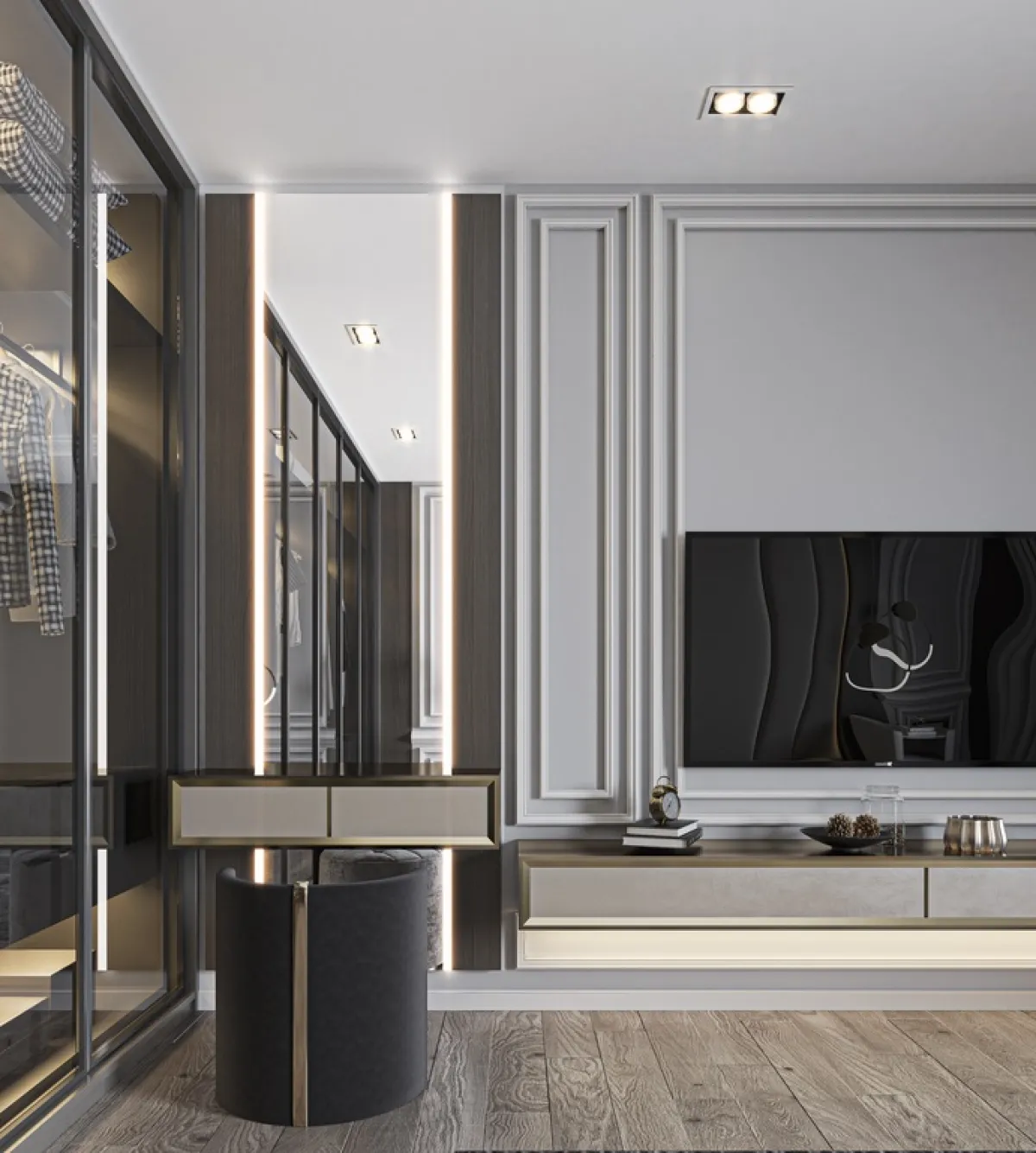 تسريحة حديثة