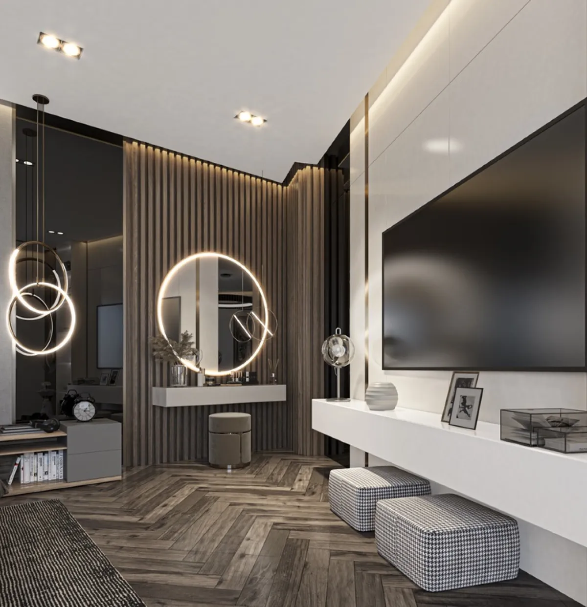 نموذج عن التسريحات المودرن