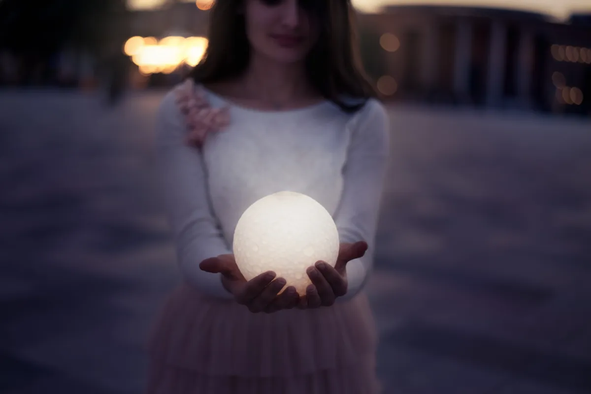 صورة لضوء القمر