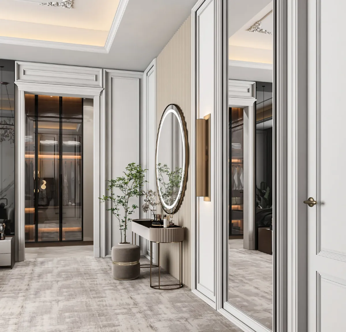 جانب من غرفة النوم