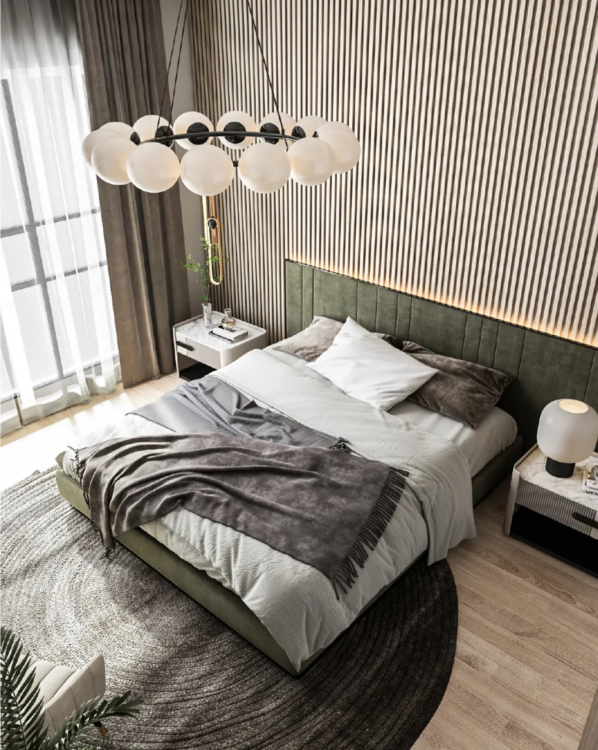 وحدة الإنارة المثبتة في السقف جذابة