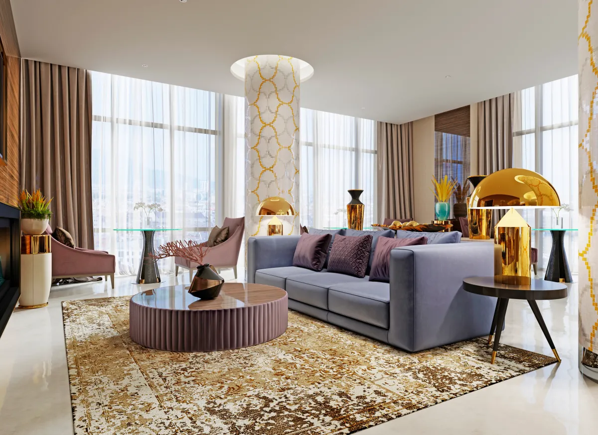 مساحات شاسعة للغرف في الفنادق الفخمة