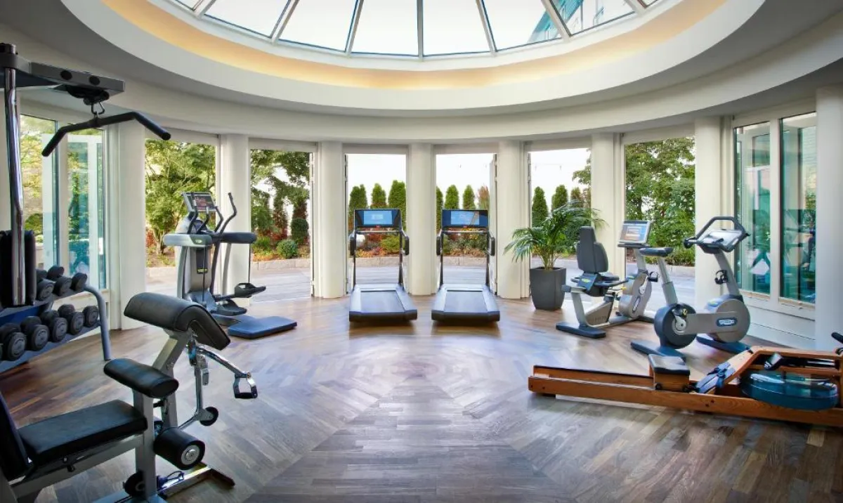 صالة الجيم في فندق غراند إيليسي هامبورغ
