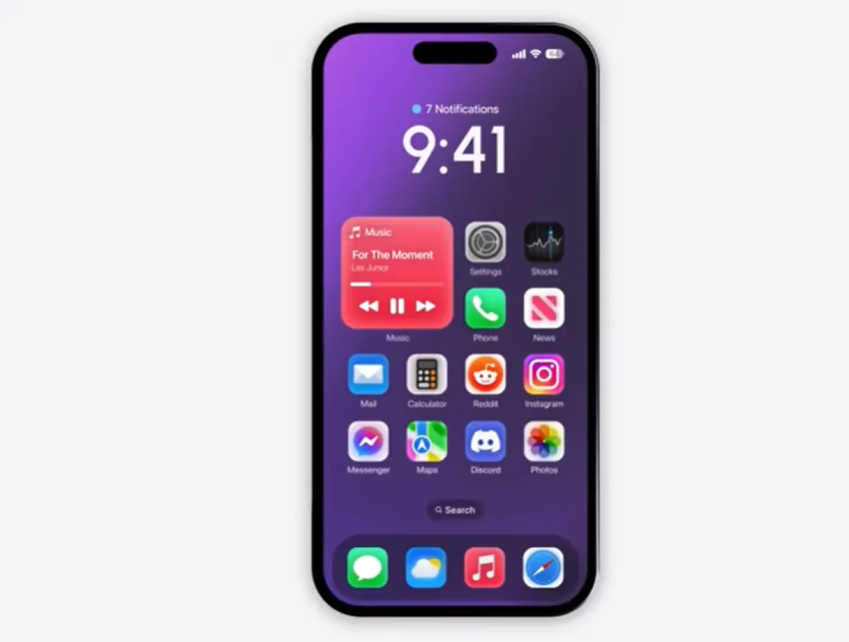 تسريبات تكشف تفاصيل نظام تشغيل آي أو إس 17 على هواتف آيفون - الصورة من Concept Central على فيديو الإصدار على اليوتيوب