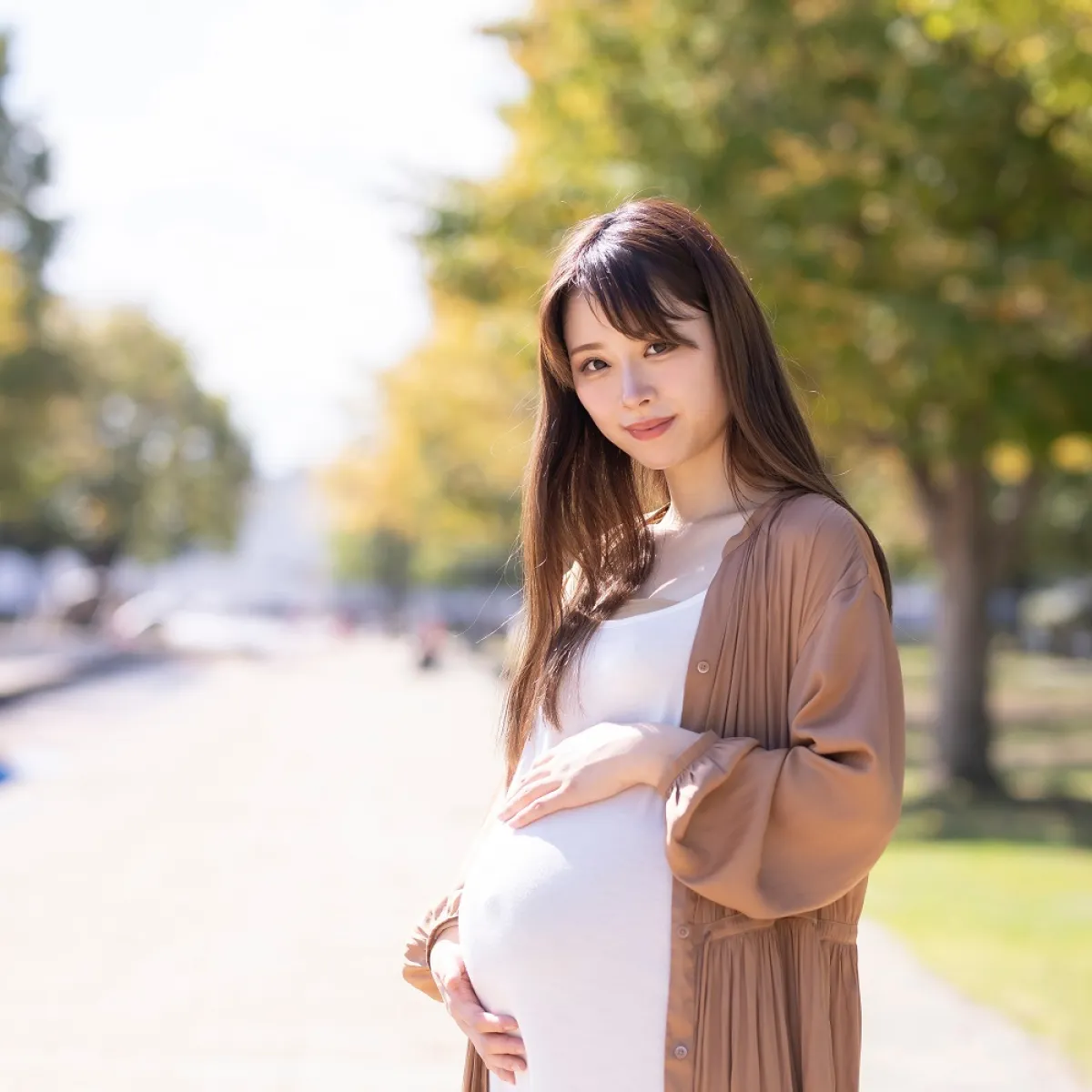 صورة لحامل في الشهر الأخير