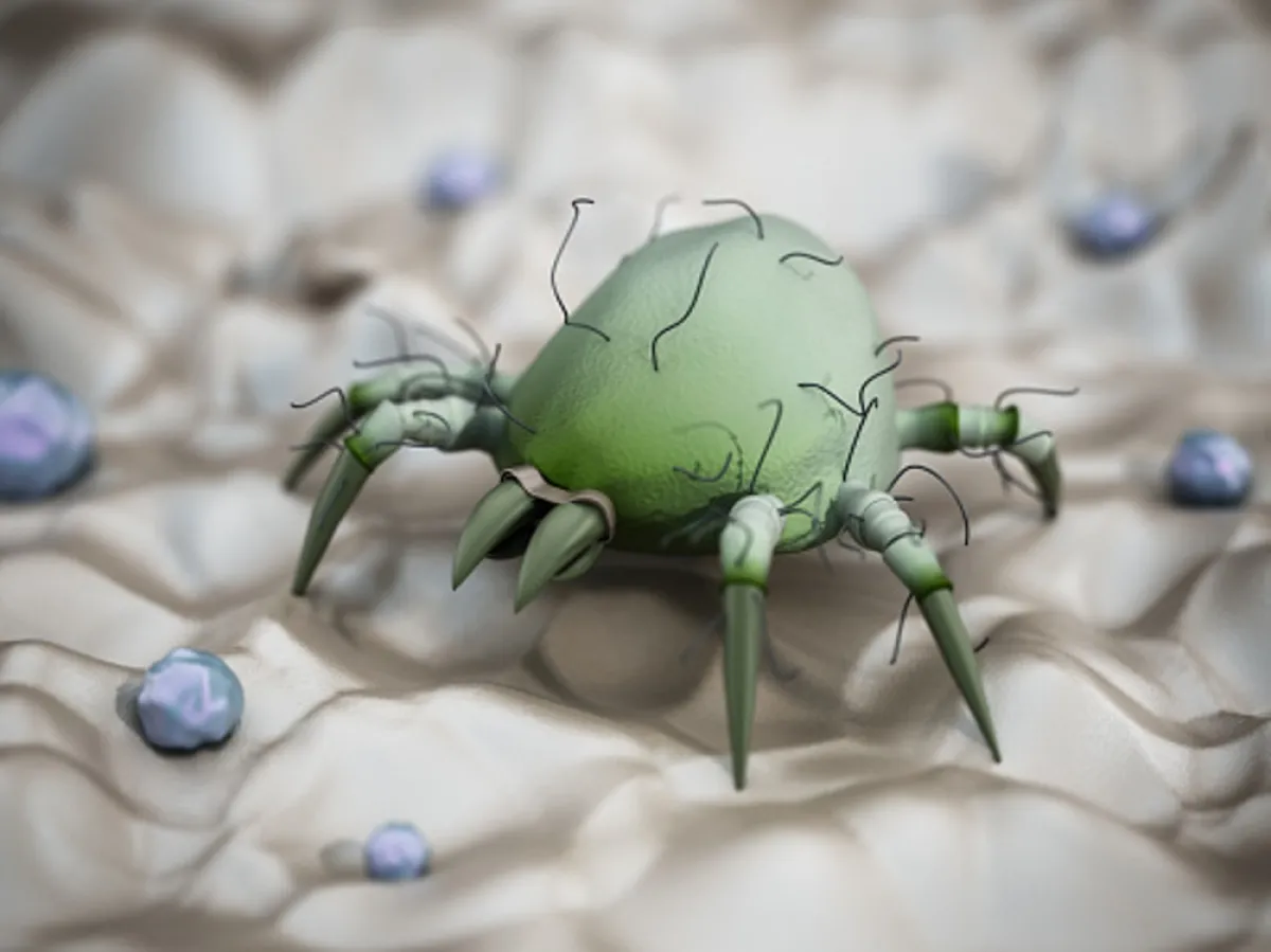 صورة مجهرية لحشرة العث