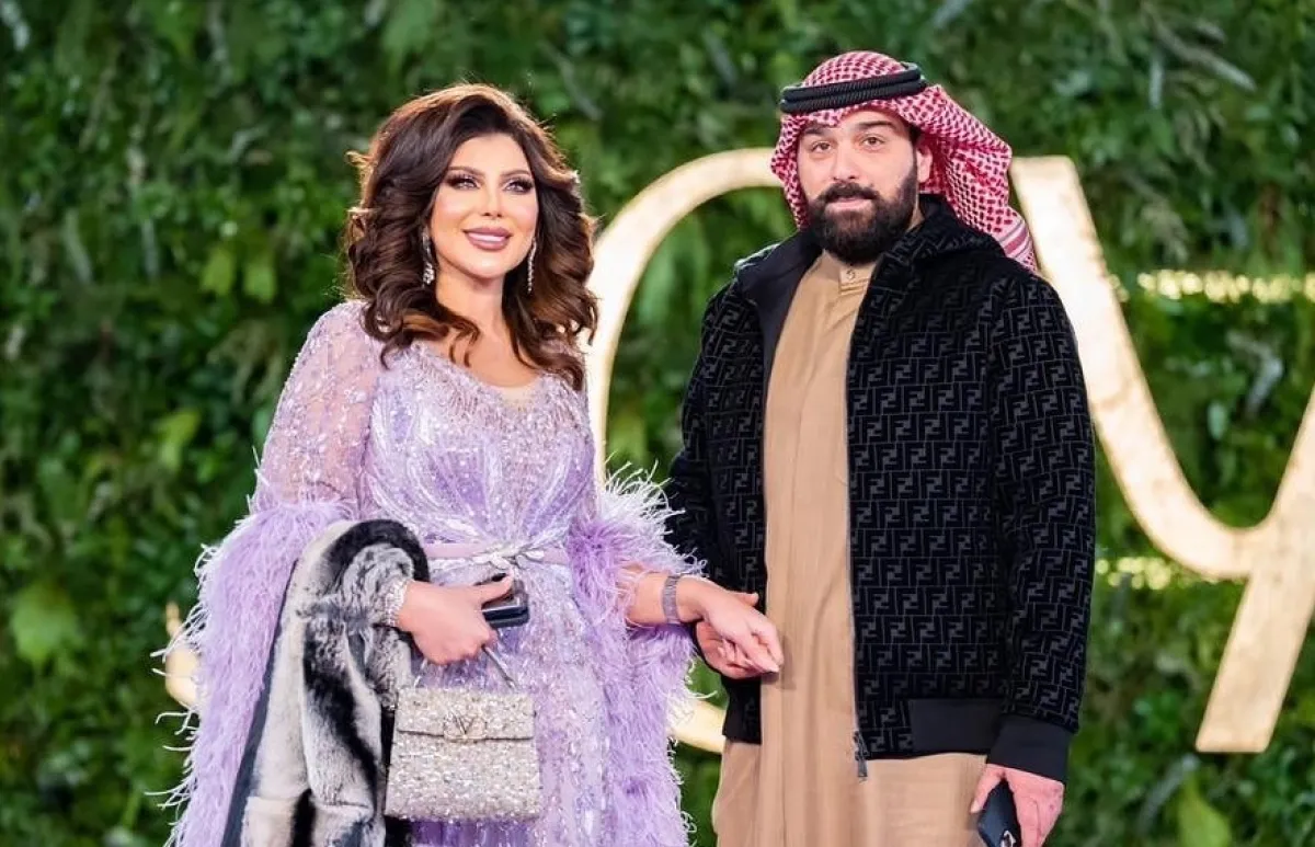 إلهام الفضالة وشهاب جوهر - صورة من صفحتها الرسمية على " انستغرام" 