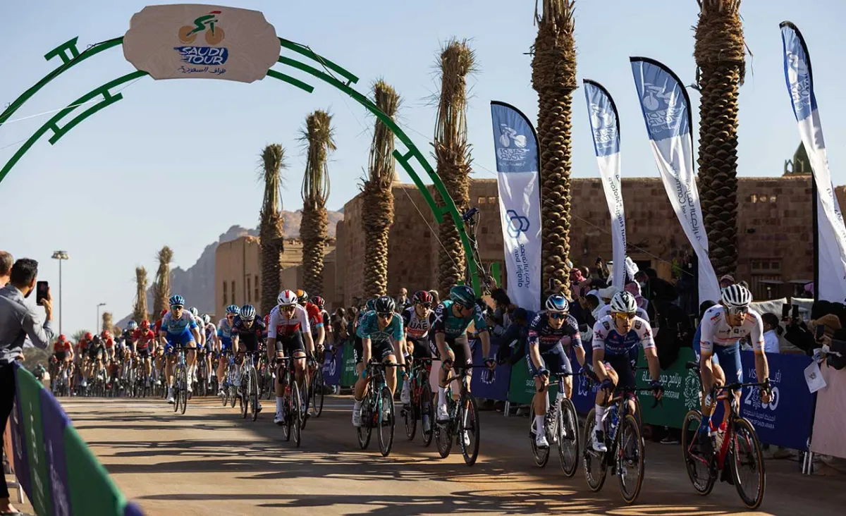 انطلاق طواف السعودية 2023 غداً في العلا بمشاركة 112 دراجا - الصورة من موقع استكشف العلا