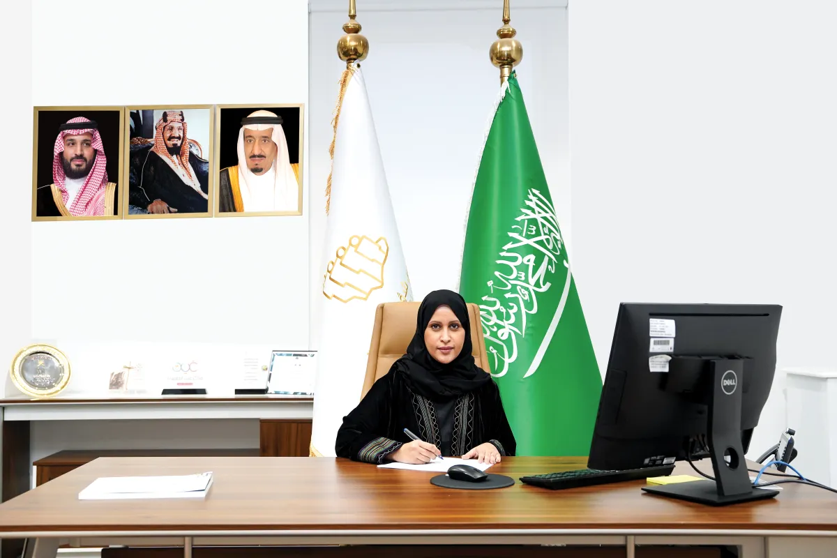 ميمونة آل خليل أمينا عاما لمجلس شؤون الأسرة. الصورة من الموقع الإلكتروني الرسمي لشؤون الأسرة