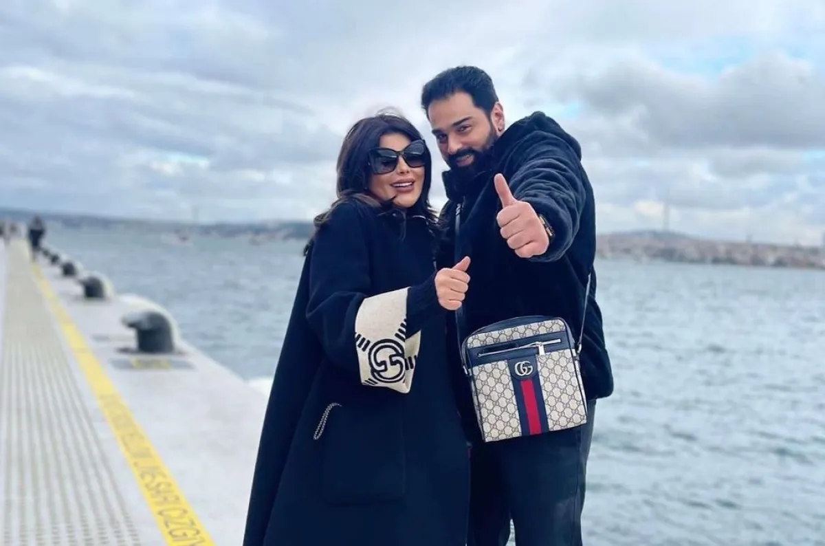 إلهام الفضالة وشهاب جوهر  - صورة من صفحتها على انستغرام