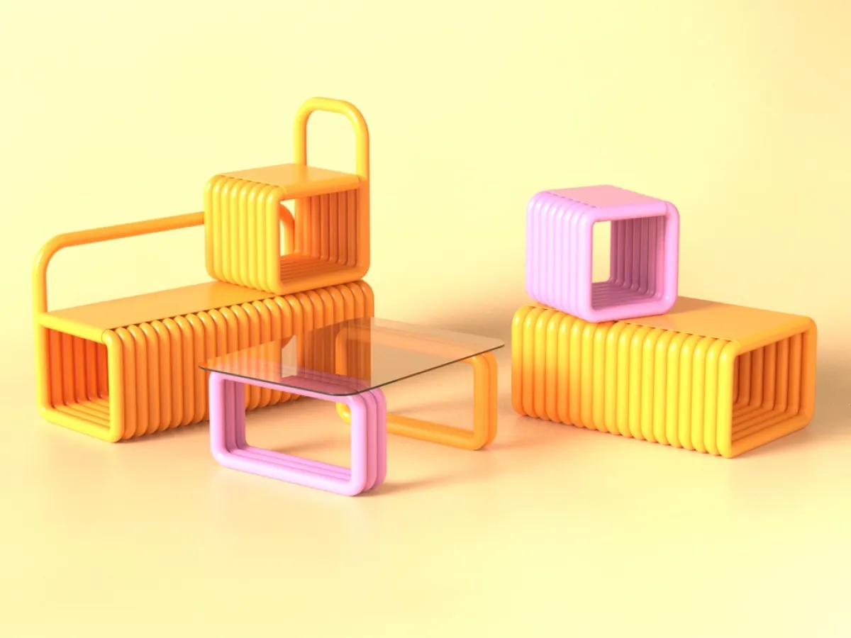 مجموعة من الأثاث من توقيع مصمم الأثاث الأرجنتيني فاكوندو باريسي