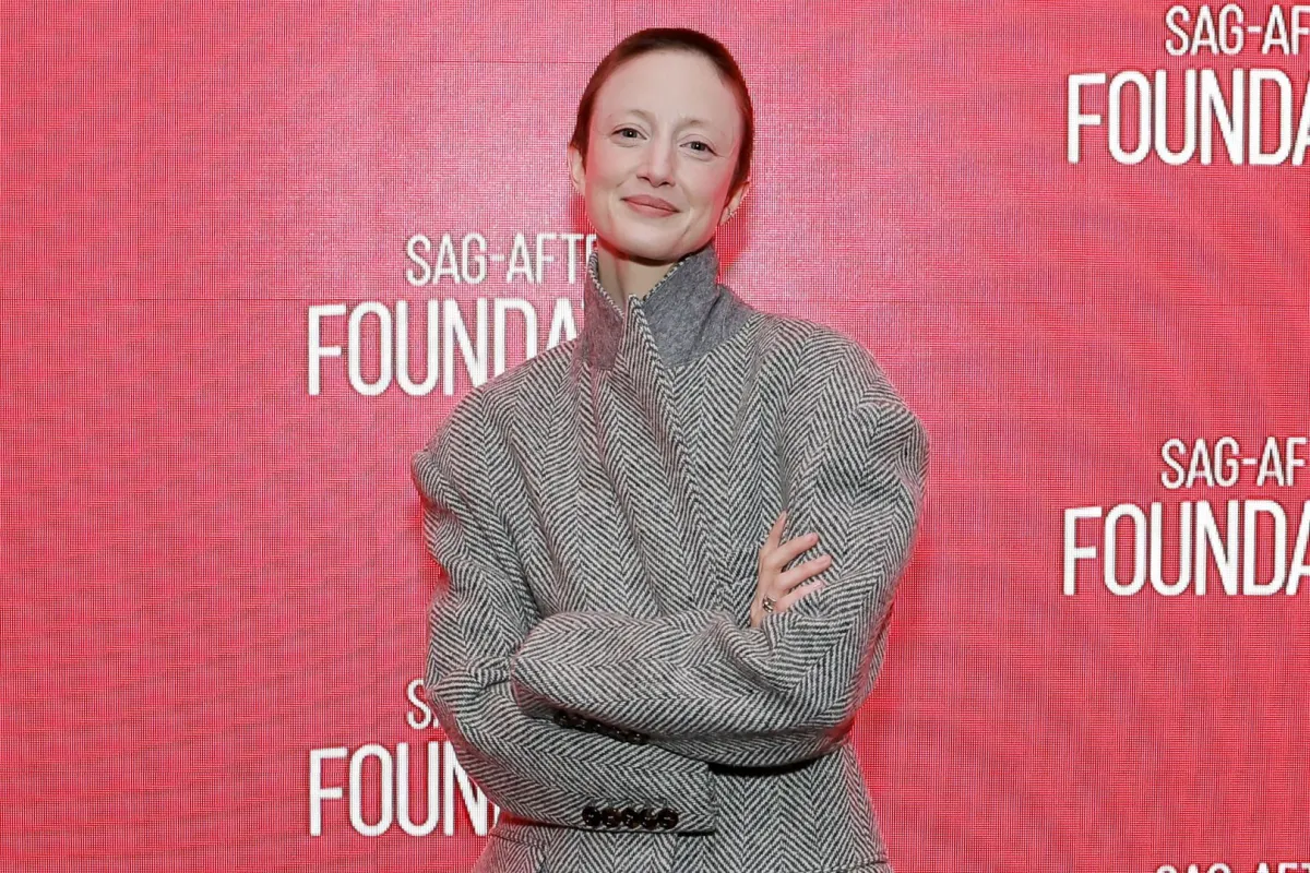 Andrea Riseborough on December 07, 2022 in New York City. Jason Mendez/Getty Images/AFP Jason Mendez / GETTY IMAGES NORTH AMERICA / Getty Images via AFP