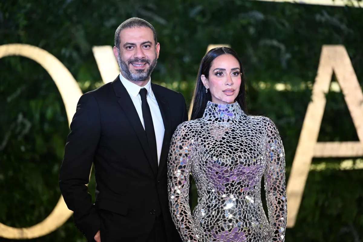 محمد فراج وبسنت شوقي-الصورة من المركز الإعلامي لموسم الرياض