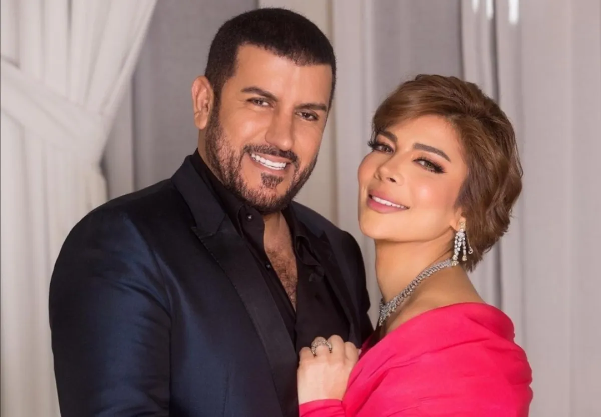 أصالة وزوجها فائق حسن- الصورة من حساب أصالة على إنستغرام