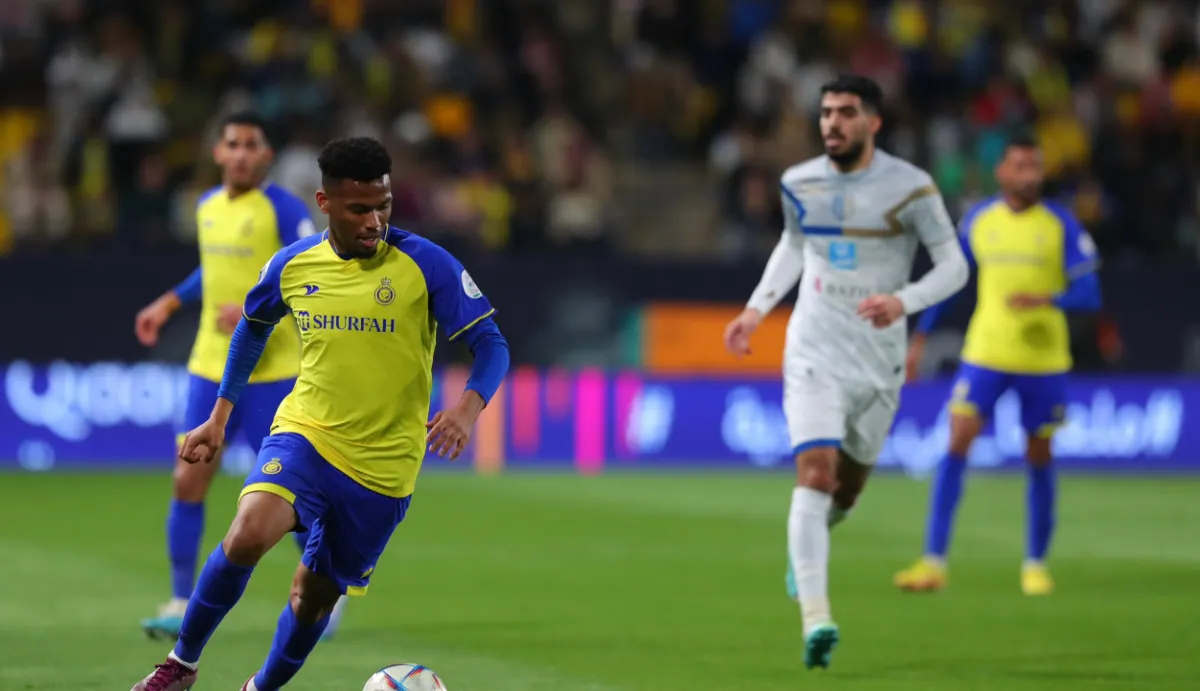 مباراة النصر والتعاون في الدوري السعودي - الصورة من حساب النصر السعودي على تويتر