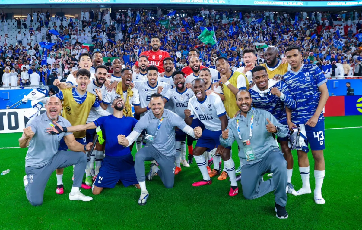 موعد مباراة الهلال وأوراوا في نهائي دوري أبطال آسيا - الصورة من حساب القوة الزرقاء على تويتر