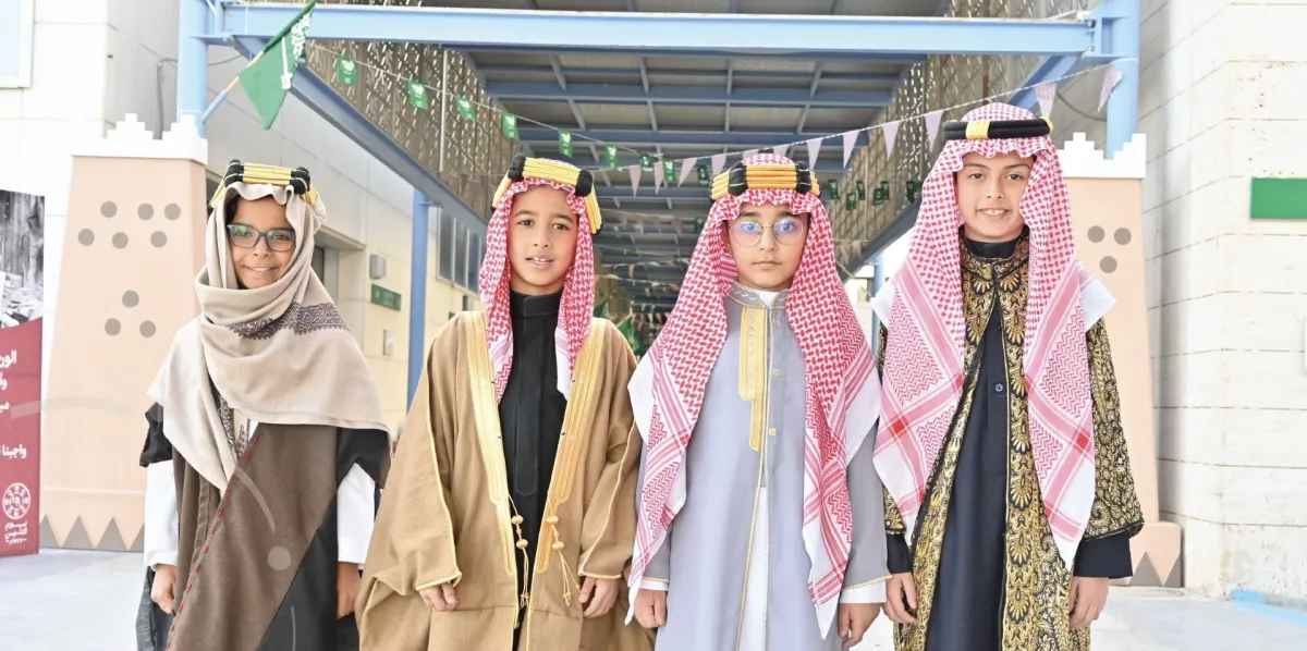 بمشاركة 1.2 مليون طالب وطالبة.. وزارة التعليم تحتفي بيوم التأسيس السعودي - الصورة من حساب تعليم الرياض على تويتر