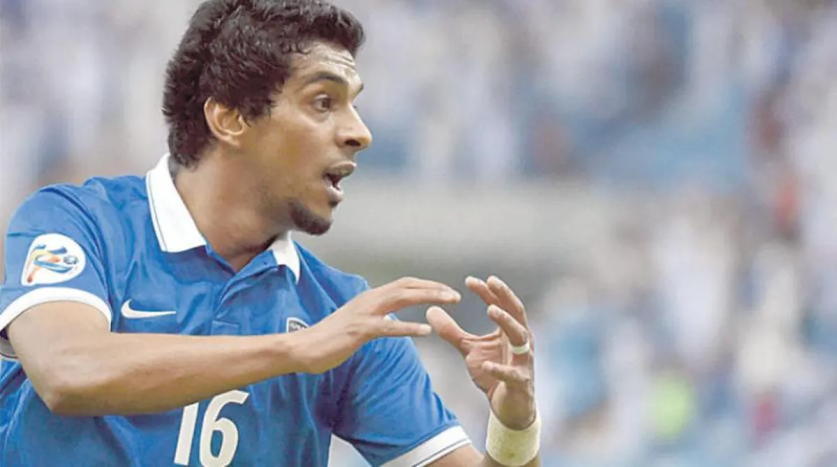السعودية تودع اللاعب يوسف السالم - الصورة من الشرق الأوسط
