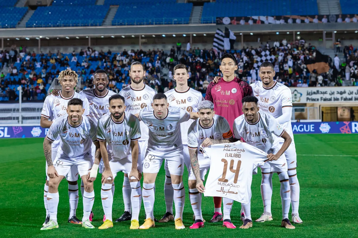 فريق الشباب- الصورة من حساب الشباب على تويتر 