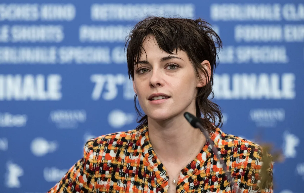 US actress and Berlinale Jury President Kristen Stewart attends a press conference on the opening day of the Berlinale, Europe's first major film festival of the year, on February 16, 2023 in Berlin. Stefanie Loos / AFP