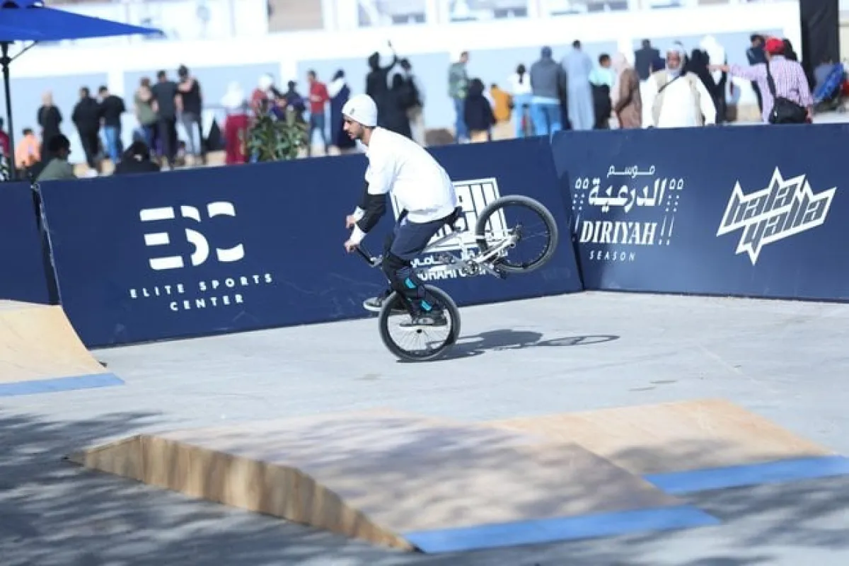 بطولة كأس العالم للدراجات الاستعراضية- الصورة من الشرق الأوسط 