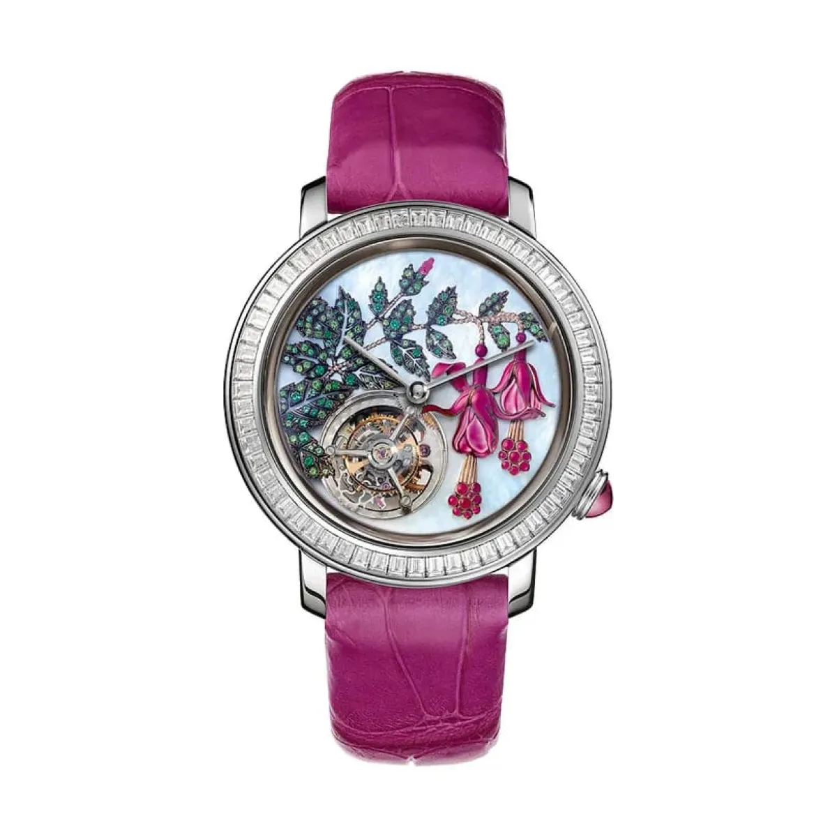 ساعة epure tourbillon fuchsia من بوشرون Boucheron