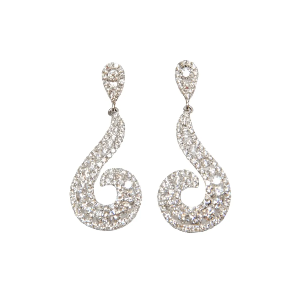 أقراط حرف J من Hakimi Gem Imports 