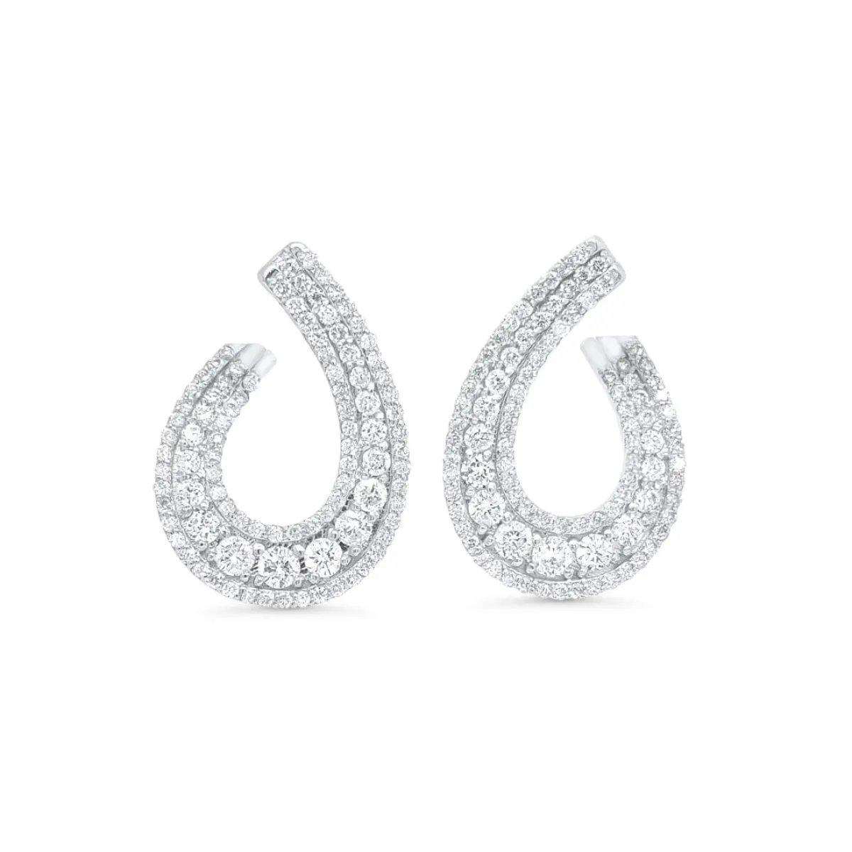 أقراط حرف J من Kaylah Diamonds 