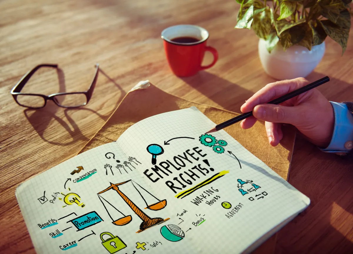 على كل موظف أن يطلع على حقوق العمل وامتيازاته 