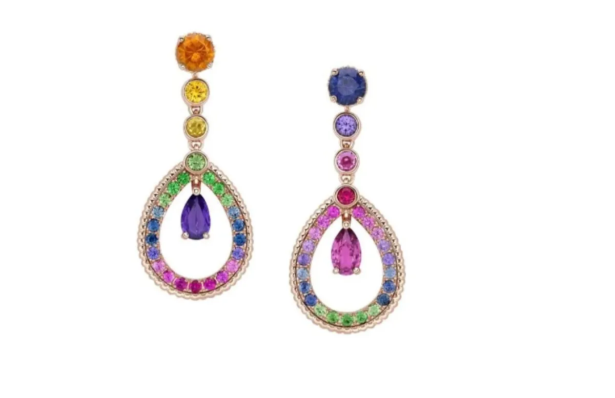 أقراط Colours of Love من فابرجيه Fabergé