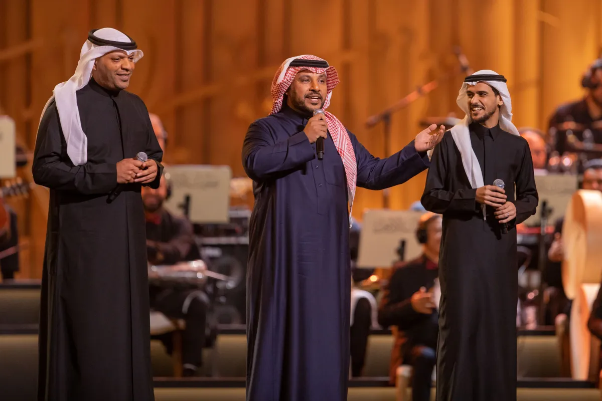 الميدلي الرجالي في ليلة صوت الارض - الصورة من الهيئة العامة للترفيه