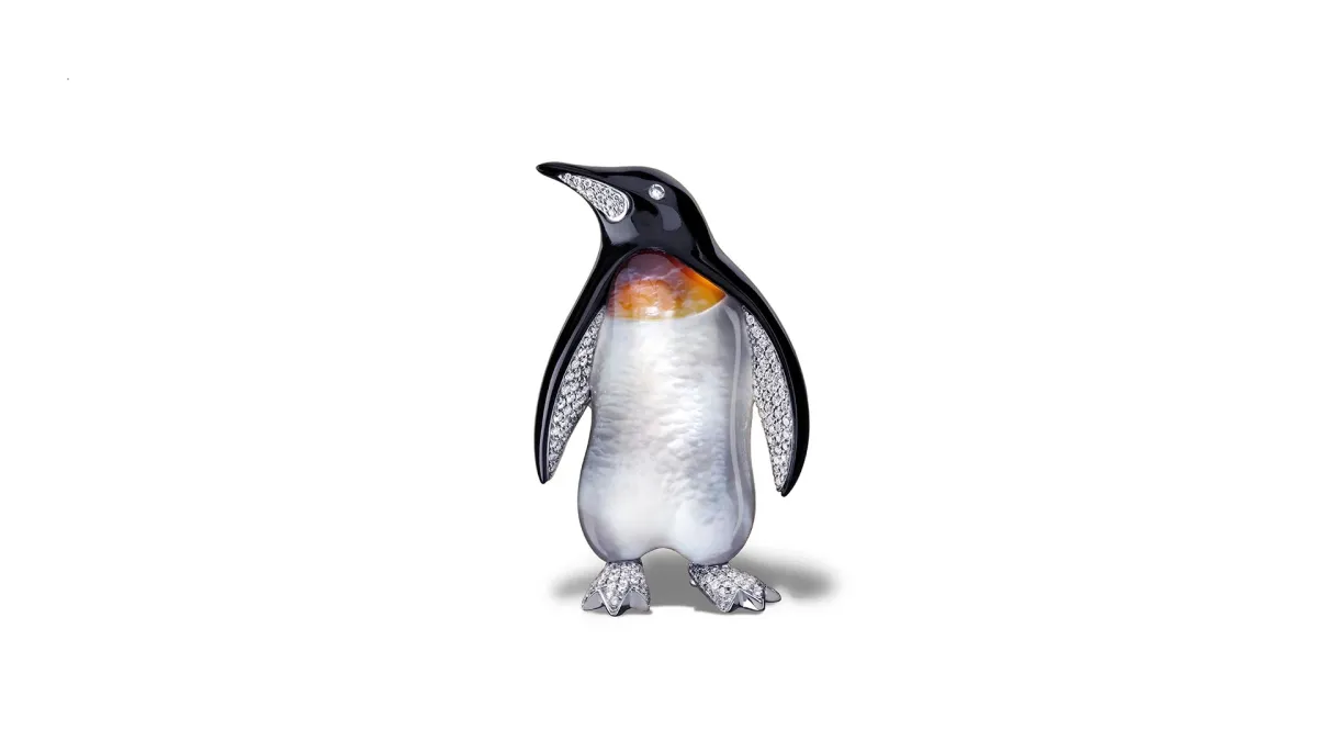 بروش Penguin من فيرنييه Vhernier