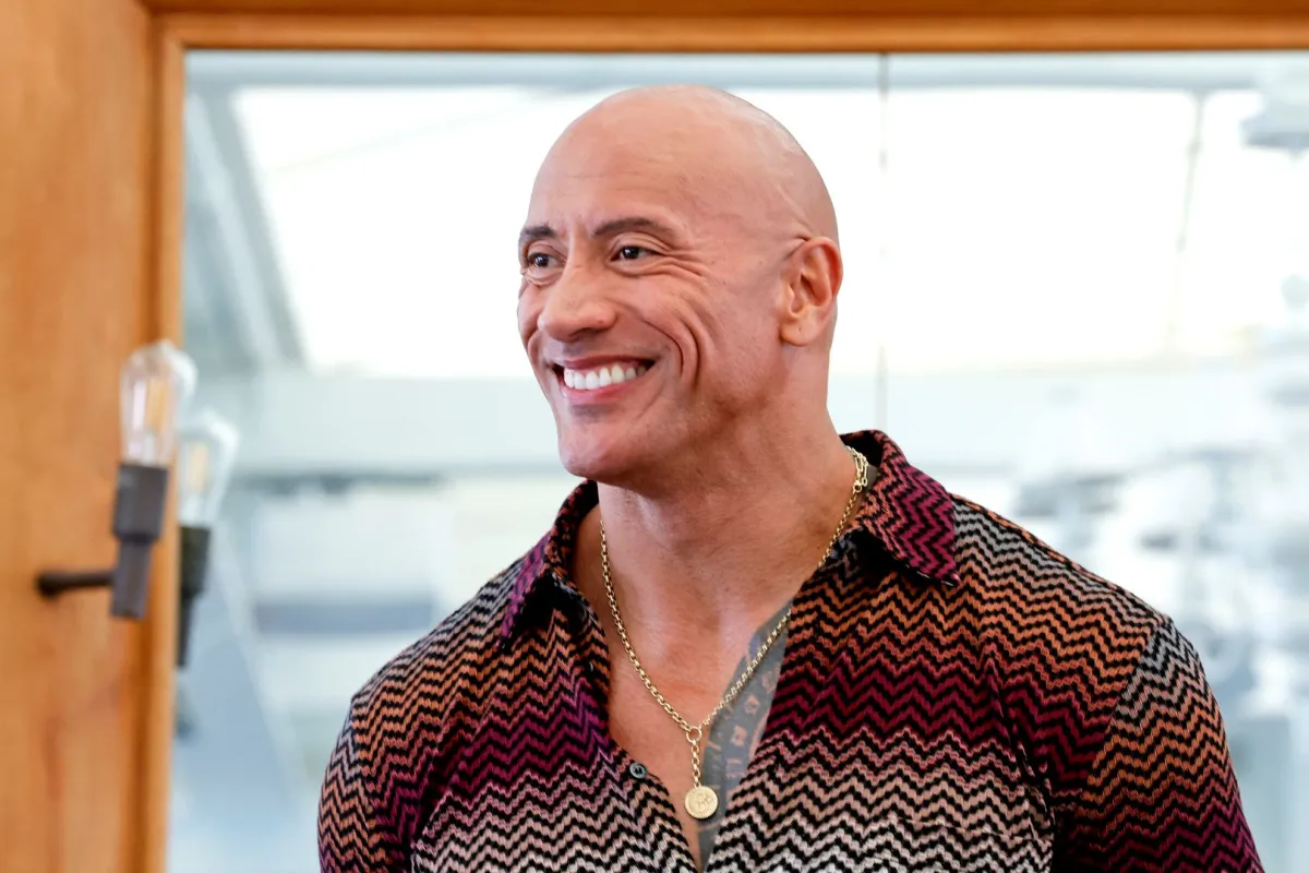 Dwayne Johnson attends the Warner Bros. "Black Adam" Photo Call at SLS Hotel, a Luxury Collection Hotel, Beverly Hills on October 06, 2022 in Los Angeles, California. Frazer Harrison/Getty Images/AFP