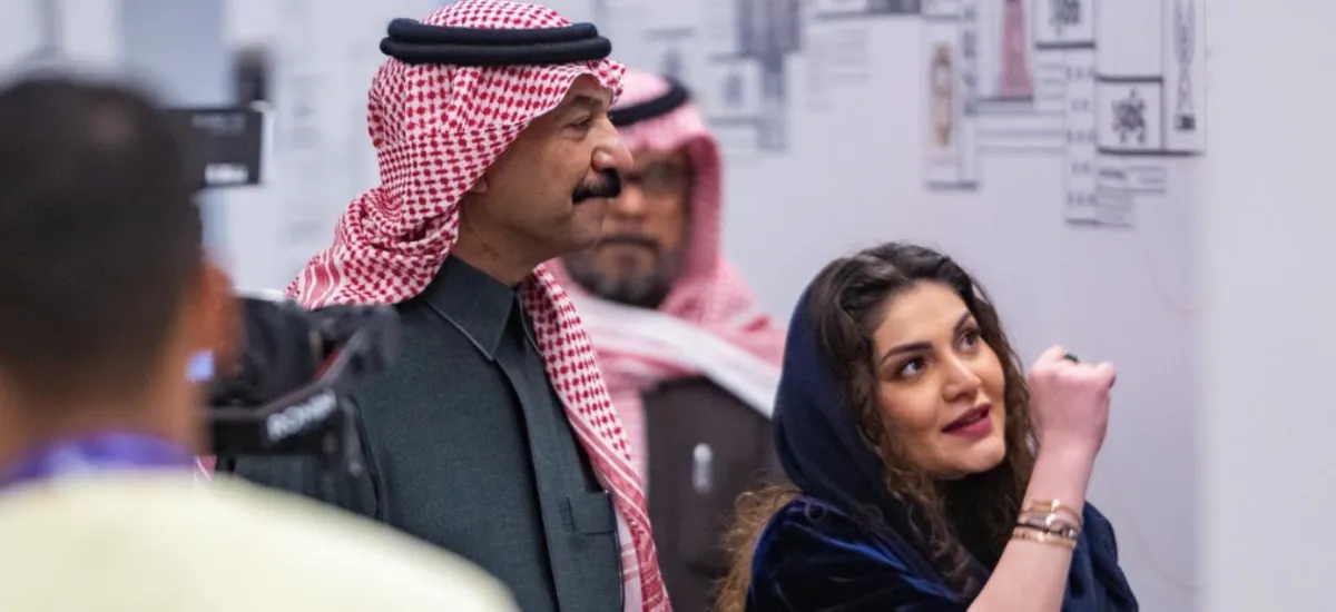 عبادي الجوهر أثناء جولة في مرواس -الصور من حساب مرواس على تويتر