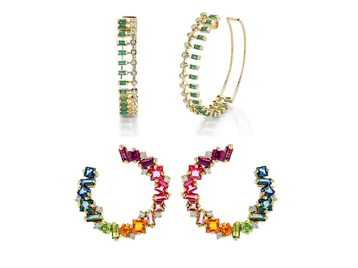 أقراط Hoops غير تقليدية للمرأة الجريئة