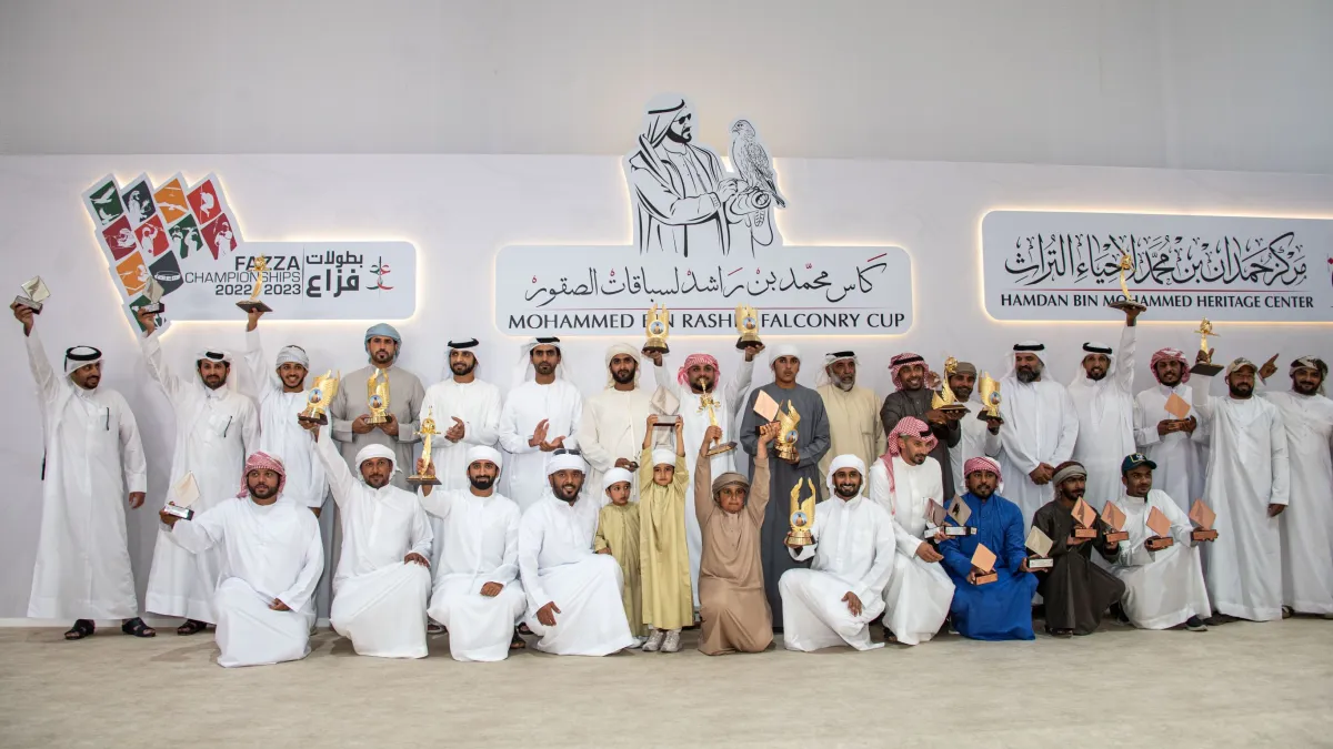 كأس محمد بن راشد لسباقات الصقور- الصورة من مركز حمدان بن محمد لإحياء التراث