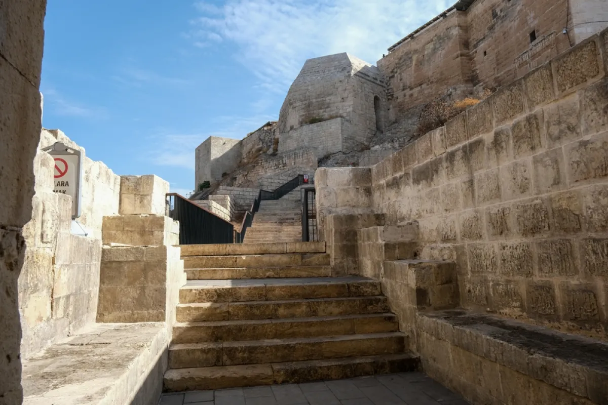 لقطة داخلية لقلعة غازي عنتاب