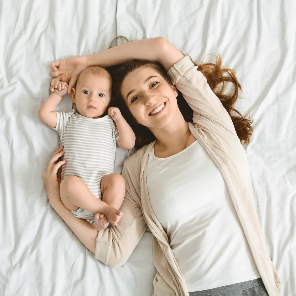 صورة لأم وطفلها