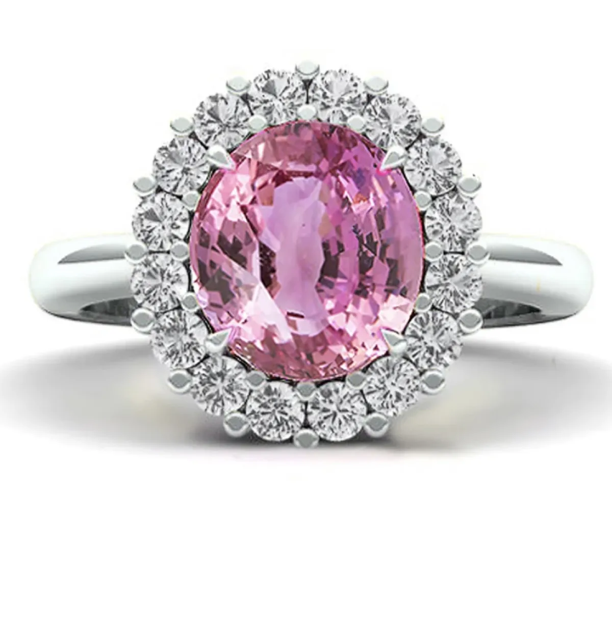 خاتم حلقات بادبارادشا من Gemdala