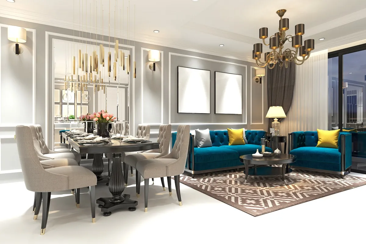 ديكورات جبس في الصالة