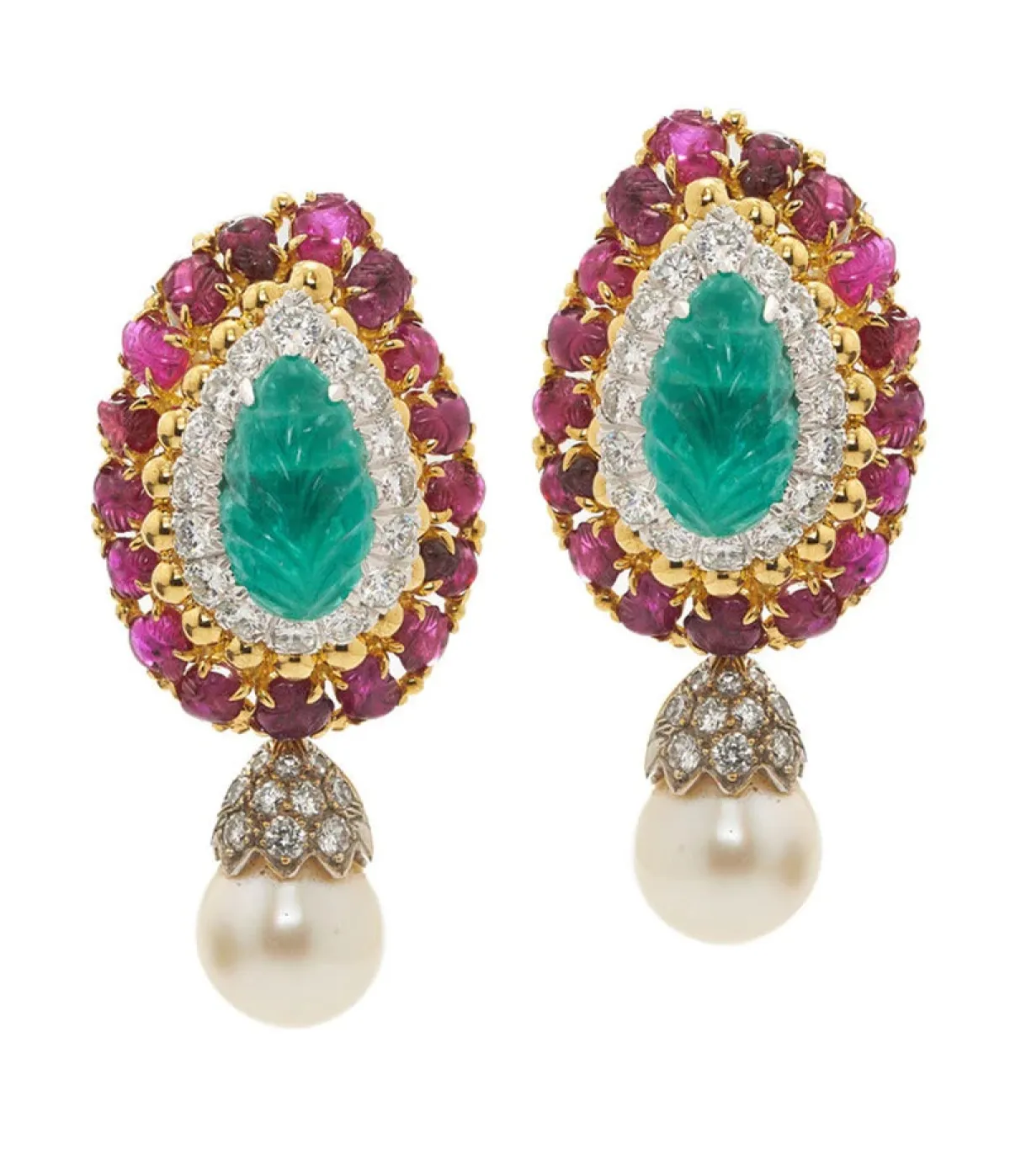 أقراط Raja من ديفيد ويب David Webb