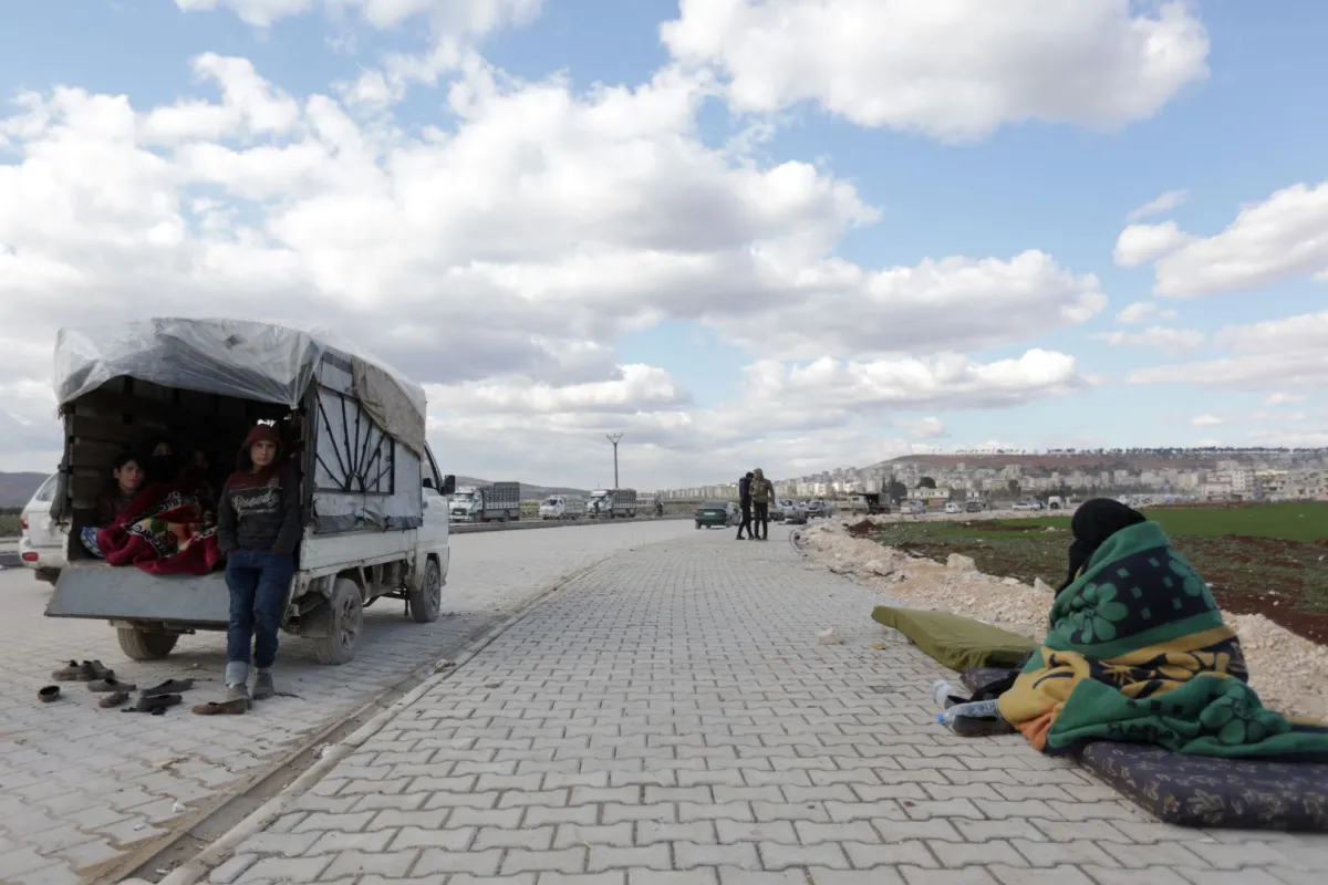 نازحون عقب الزلزال