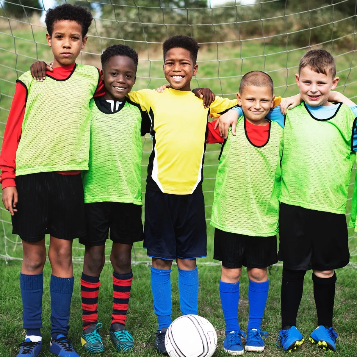 صورة لوجوه فرحة بممارسة الرياضة